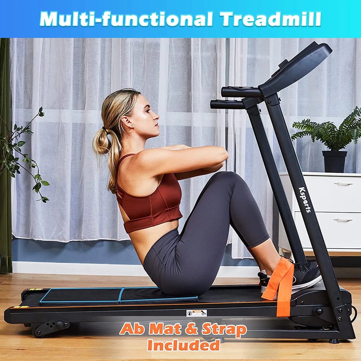 Multi-Functional Treadmill Cardio Strength Training Workout Set