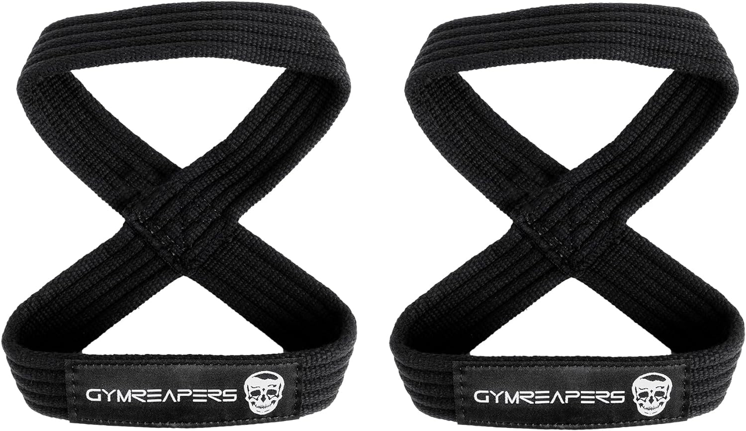 Figure 8 Lifting Straps for Deadlift, Powerlifting, Strongman, & Cross Training Strong Weightlifting Wrist Straps for Men, Women