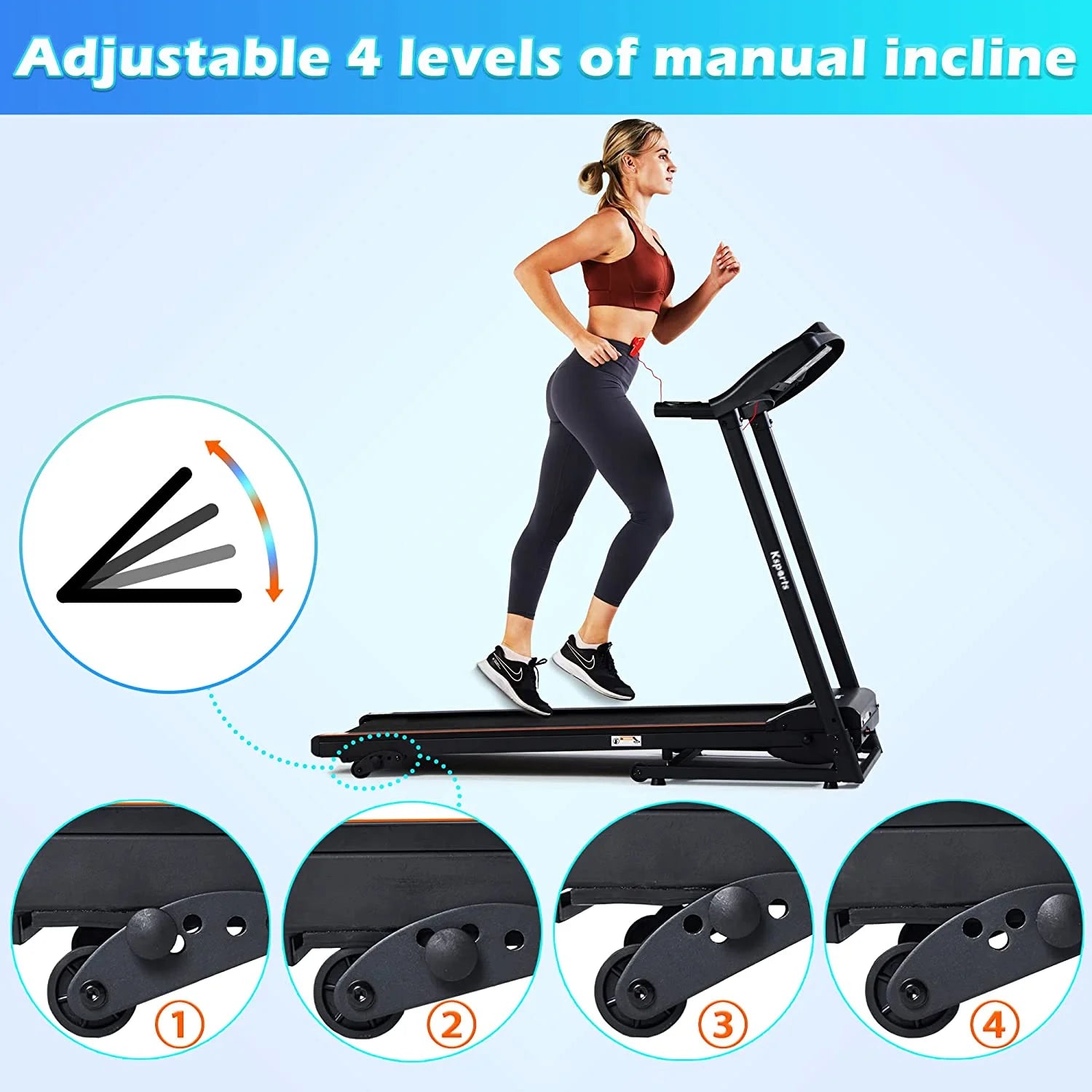 Multi-Functional Treadmill Cardio Strength Training Workout Set