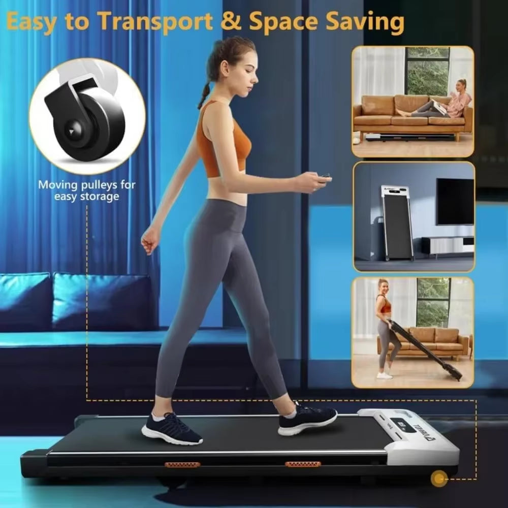 Fitness Equipment under Desk Treadmill Bieżnie Walking Pad 2 in 1 for Walking and Jogging Treadmil Tredmill Portable Running Mat